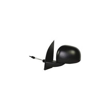 Retrovisore elettrico nero con sensore temperatura specchio curvo termico SX