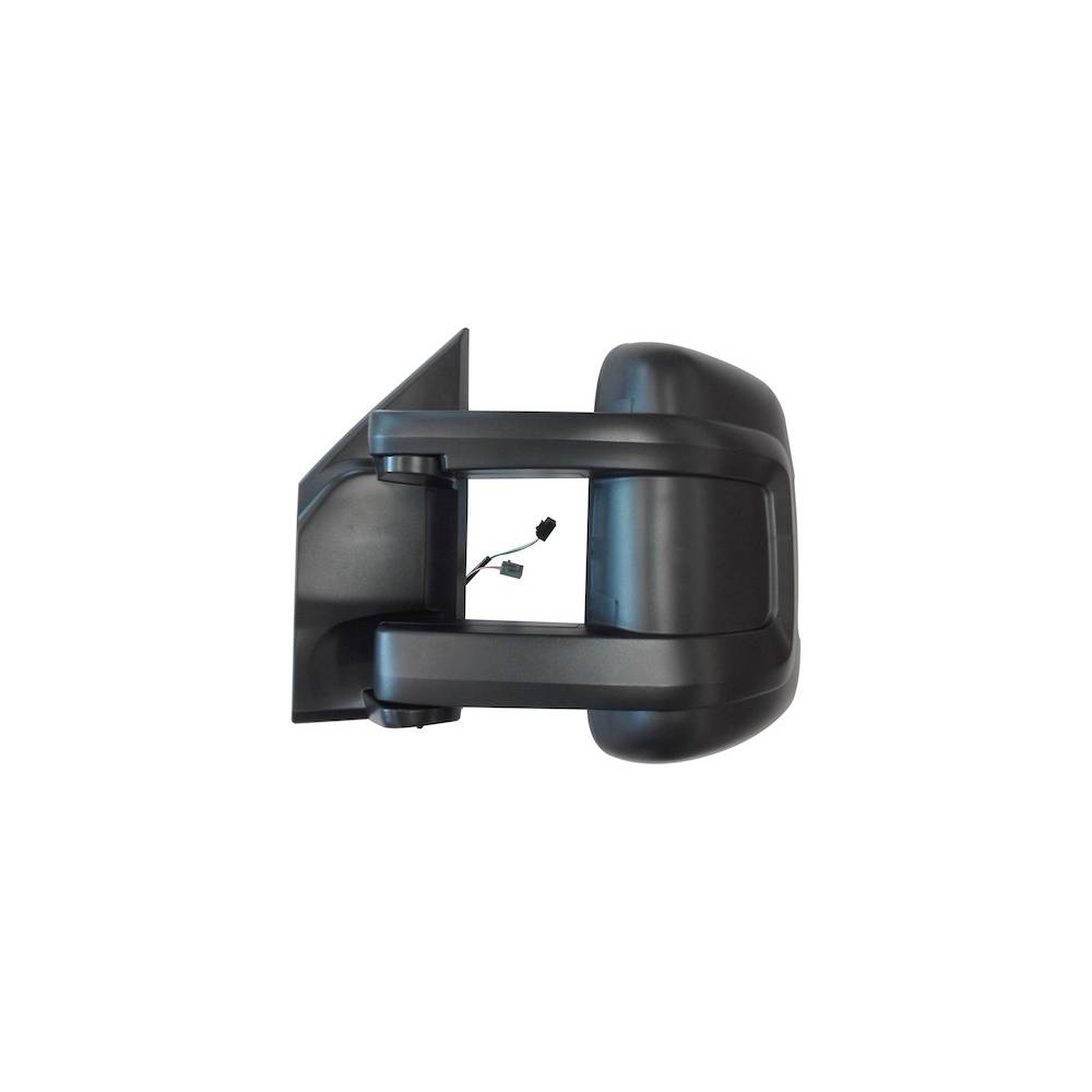 RETR.MANUALE NERO,FRECCIA RETR,SPECCHIO CONVESSO CROMATO (DOPPIO VETRO)(BRACCIO LUNGO) SX RETR.MANUALE NERO,FRECCIA RETR,SPECCHIO CONVESSO CROMATO (DOPPIO VETRO)(BRACCIO LUNGO) SX