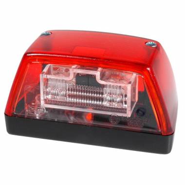 FANALE TARGA ROSSO LED 24V...